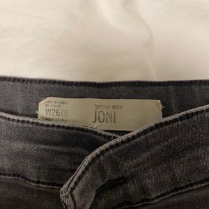 Top shop Black ripped skinny jeans